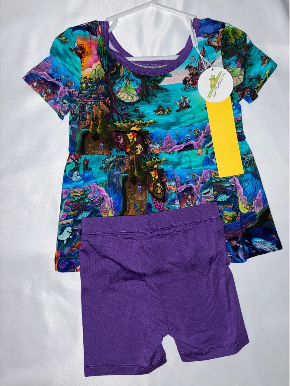 &mebamboo Multi-universe Peplum Set 18/24M NWT